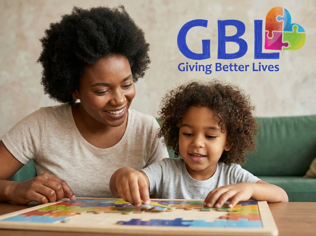 ABA therapist and child working together at a clinic table